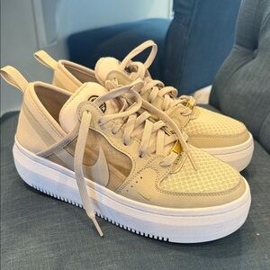 Nike Women's Court Vision Alta 'Cream' 8.5